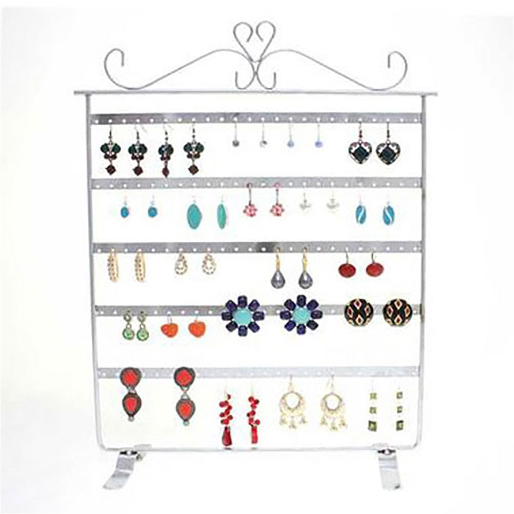 Présentoir boucles d'oreilles cadre à 5 rangs (60 paires)