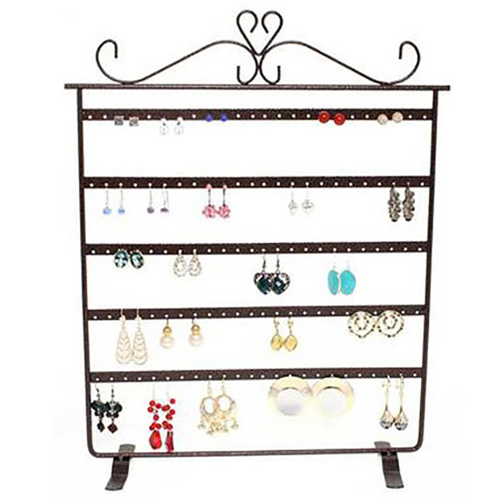 Présentoir boucles d'oreilles cadre à 5 rangs (60 paires)
