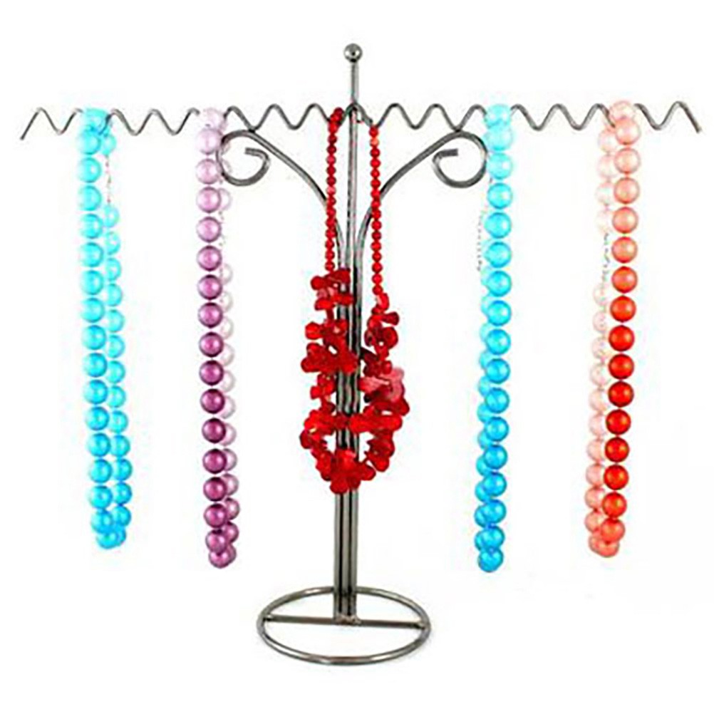 Présentoir porte bijoux pour colliers zigzag
