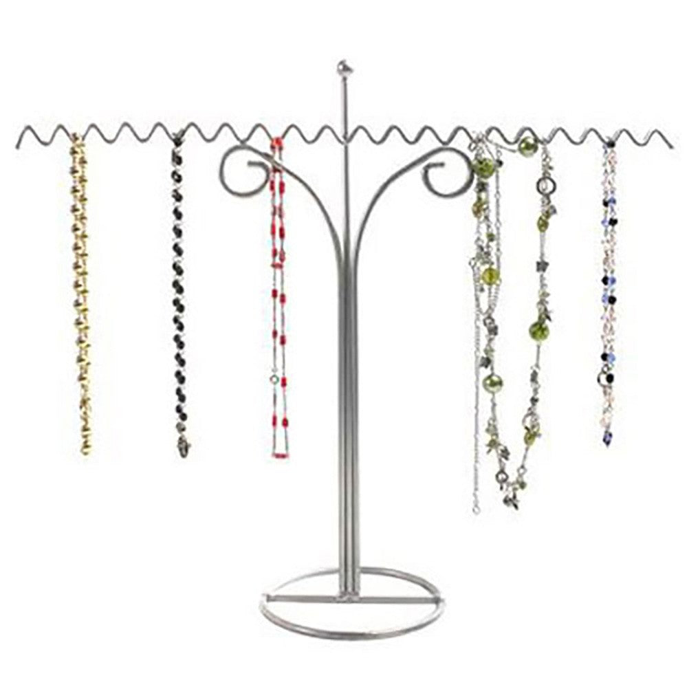 Présentoir porte bijoux pour colliers zigzag
