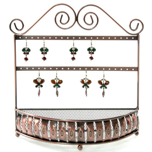 Porte boucle d'oreille et porte bijoux Panier (20 paires)