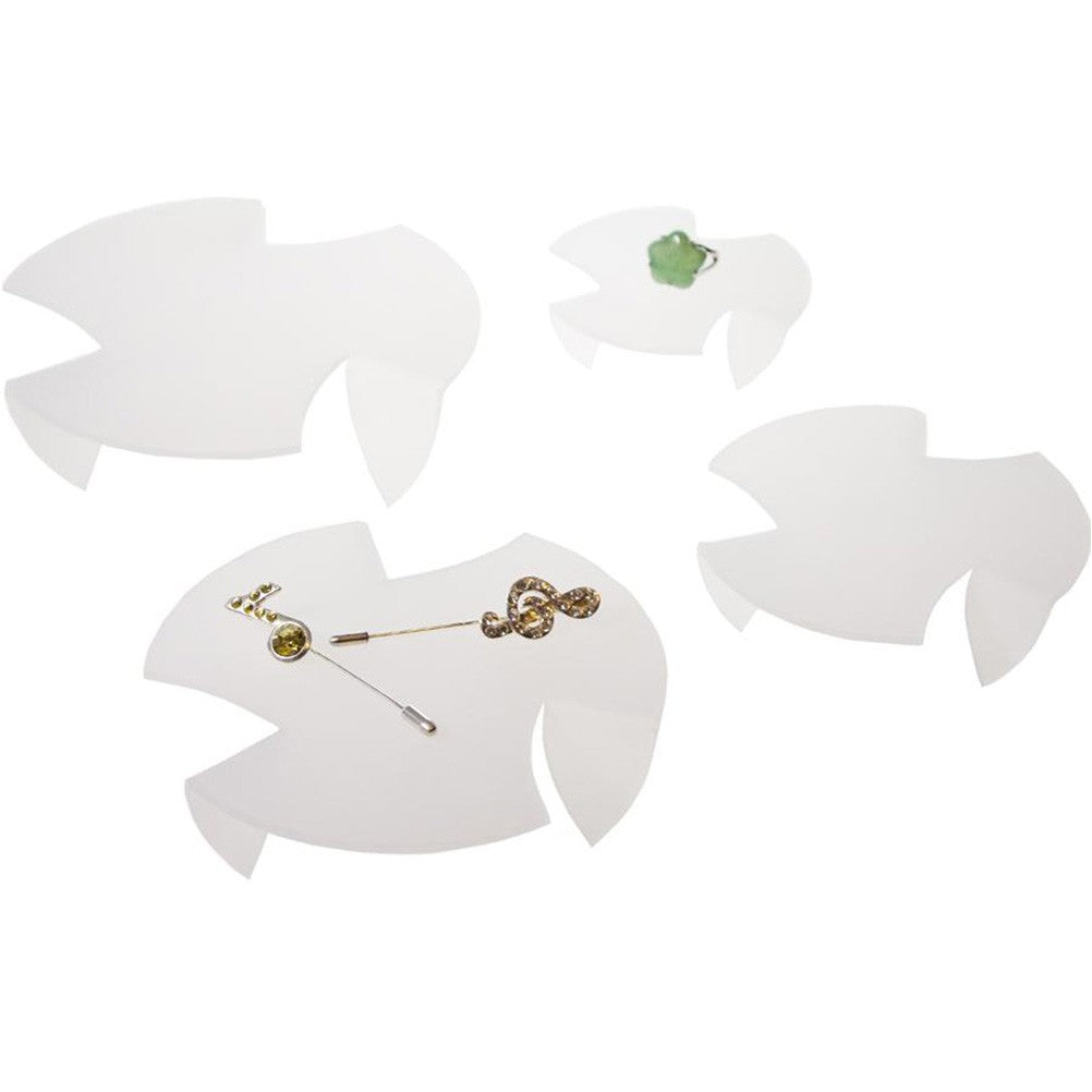Support bijoux presentoir mini tables rondes (4 pièces)