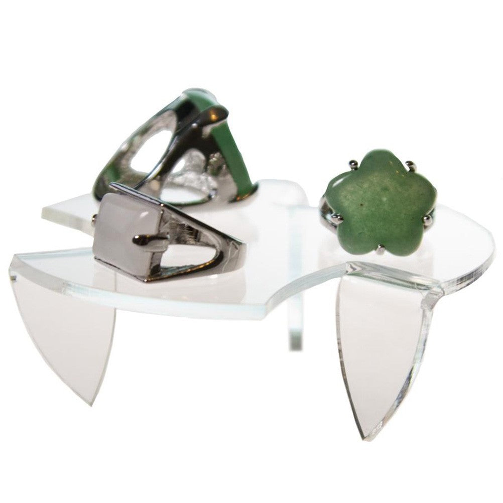 Support bijoux presentoir mini tables rondes (4 pièces)