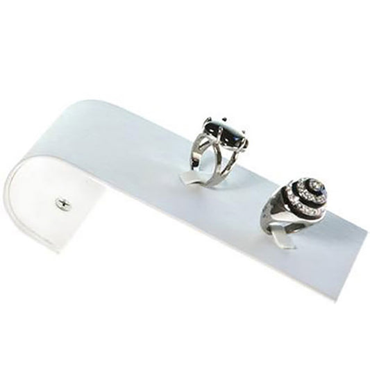 Porte bague et broche Toboggan en simili cuir (2 bagues)