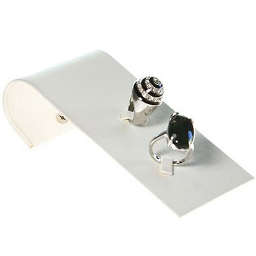 Porte bague et broche Toboggan en simili cuir (2 bagues)