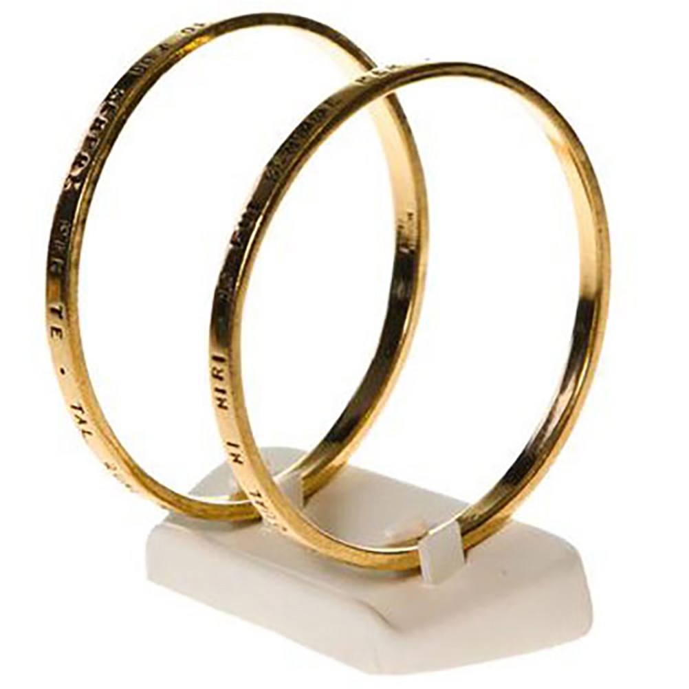 Mini plot support pour bracelet jonc Trapèze (2 bracelets)