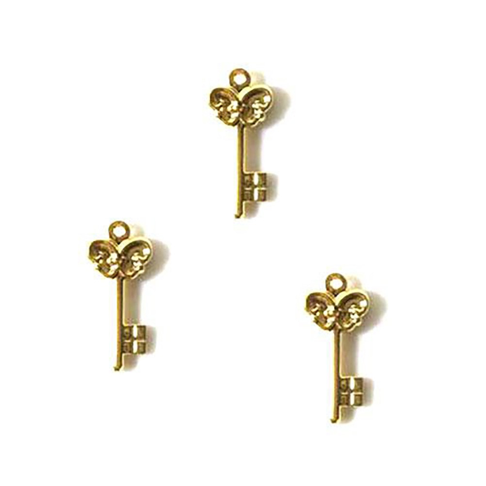 Breloques clefs 23.5 mm (20 pièces)