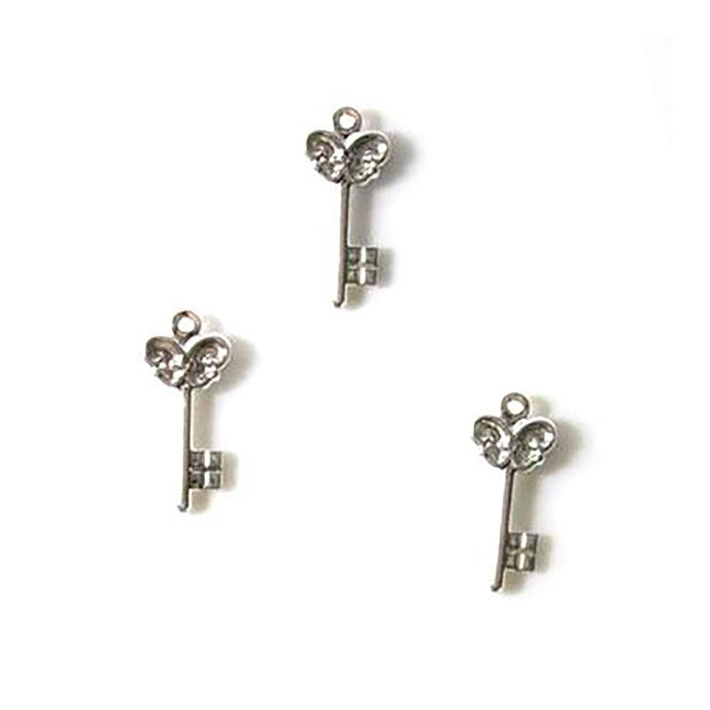 Breloques clefs 23.5 mm (20 pièces)
