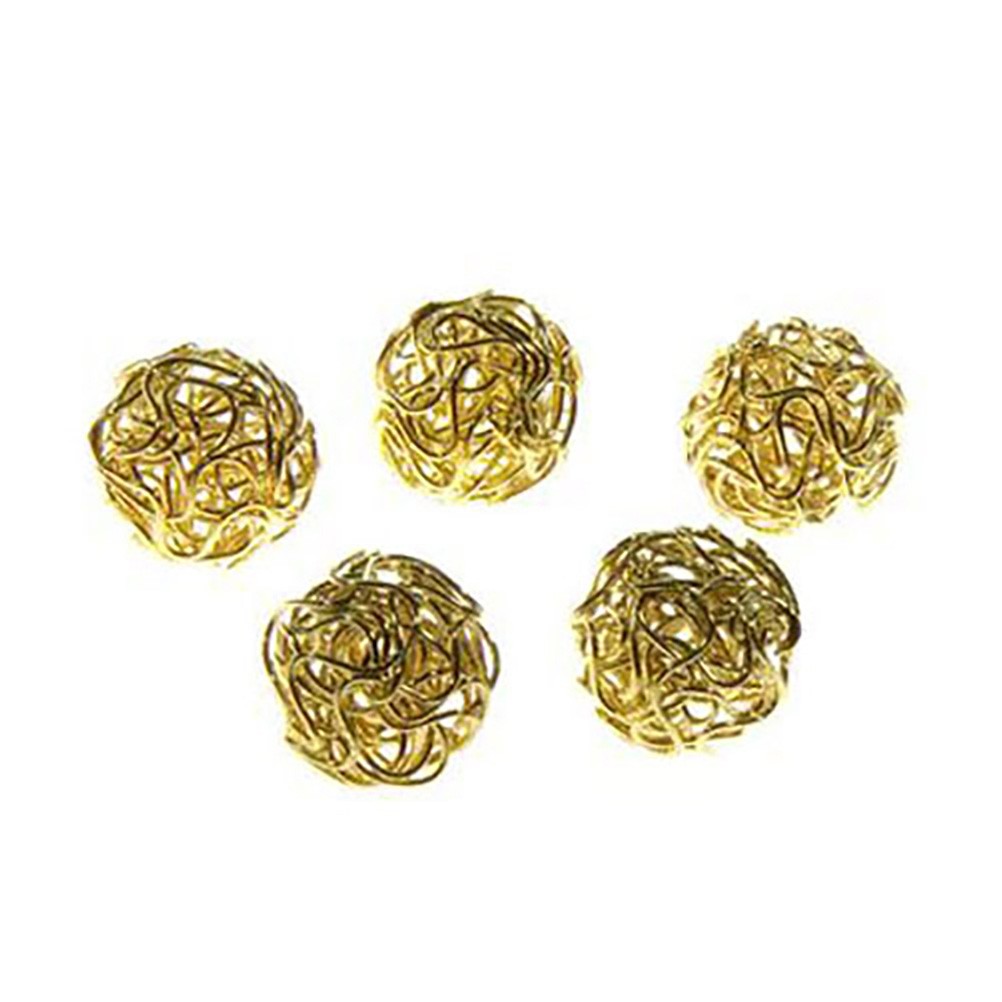 Perles rondes 18 mm fabrication bijoux (5 pièces)