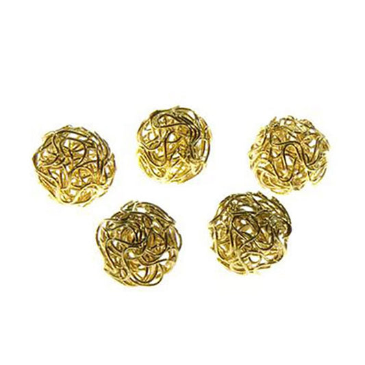 Perles rondes 18 mm fabrication bijoux (5 pièces)