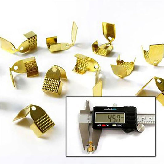 Embout cordon ruban à griffe (50 pièces)