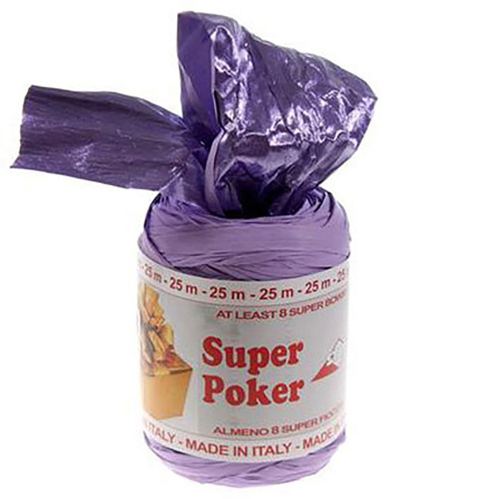 Bolduc raphia emballage cadeau brillant uni (25 mètres)