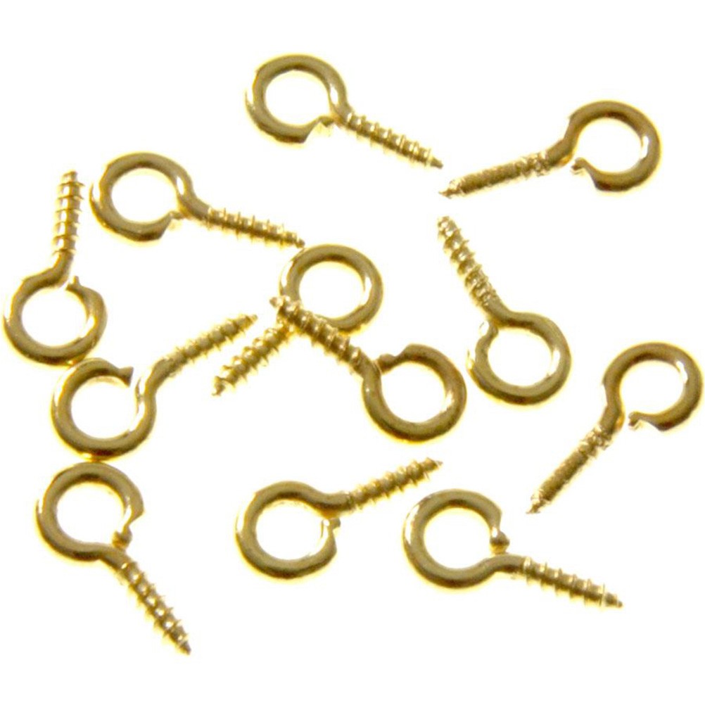 Piton à vis pour création bijoux 8 mm (100 pièces)