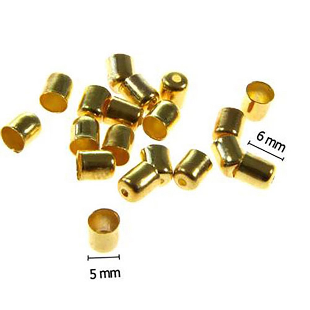 Embout tulipe pour cordon à coller 6 x 5 mm (20 pièces)