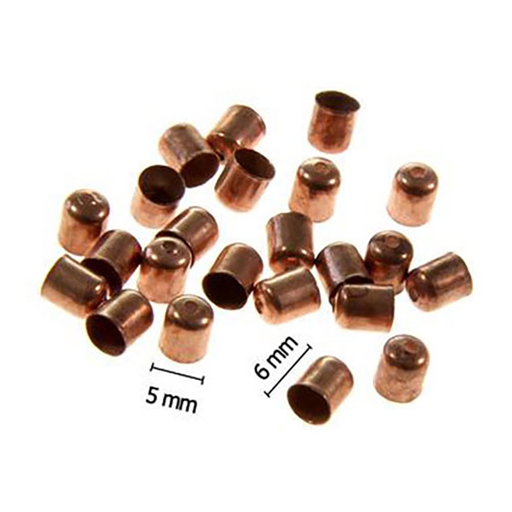 Embout tulipe pour cordon à coller 6 x 5 mm (20 pièces)