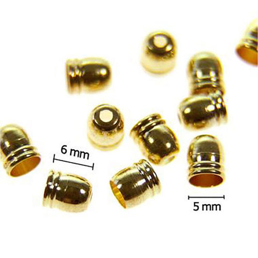 Embout tulipe pour cordon à coller 5 x 6 mm (20 pièces)