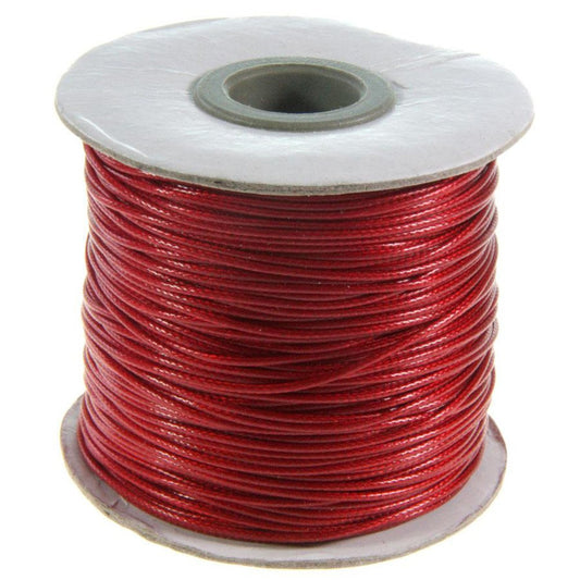 Fil coton ciré 1 mm en bobine de 80 mètres