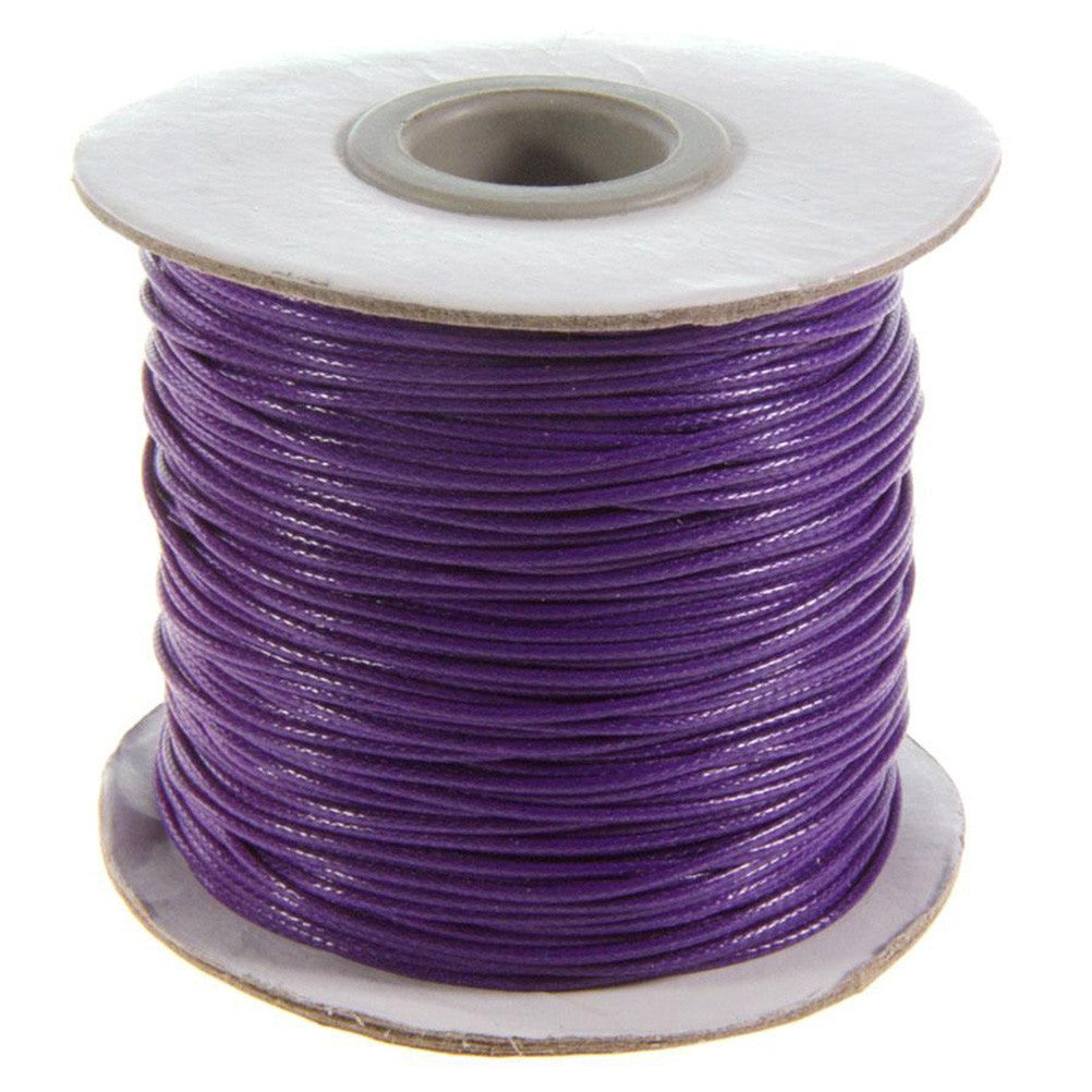 Fil coton ciré 1 mm en bobine de 80 mètres