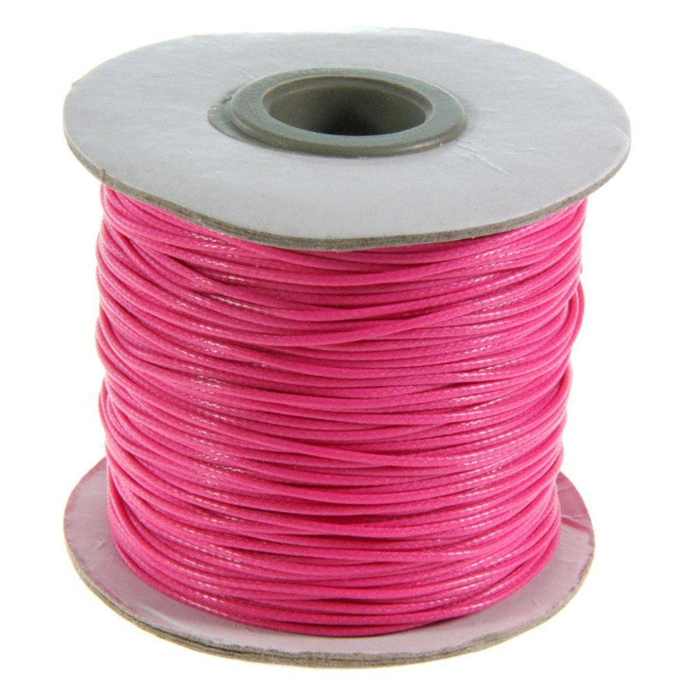 Fil coton ciré 1 mm en bobine de 80 mètres