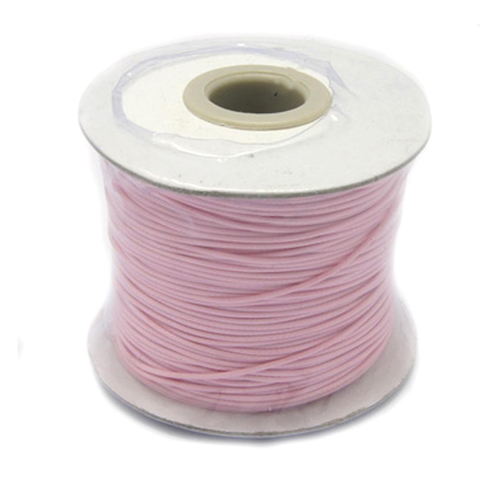 Fil coton ciré 1 mm en bobine de 80 mètres