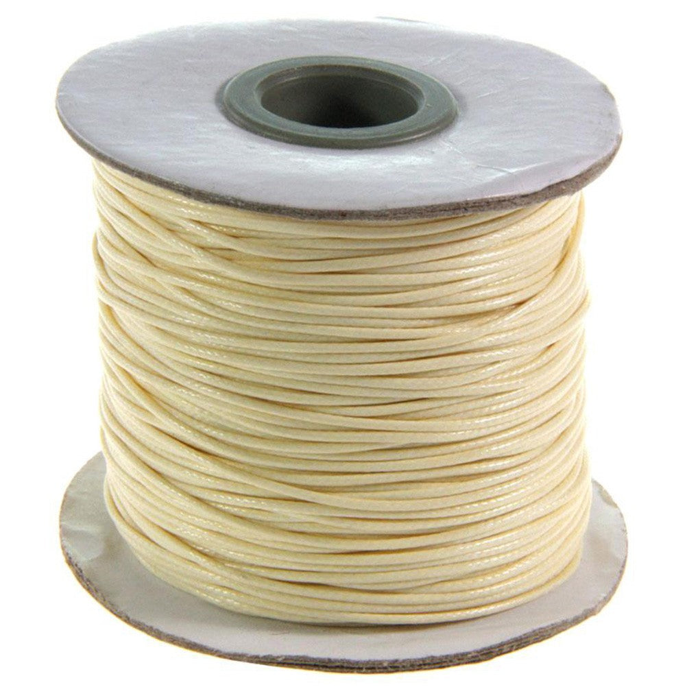 Fil coton ciré 1 mm en bobine de 80 mètres