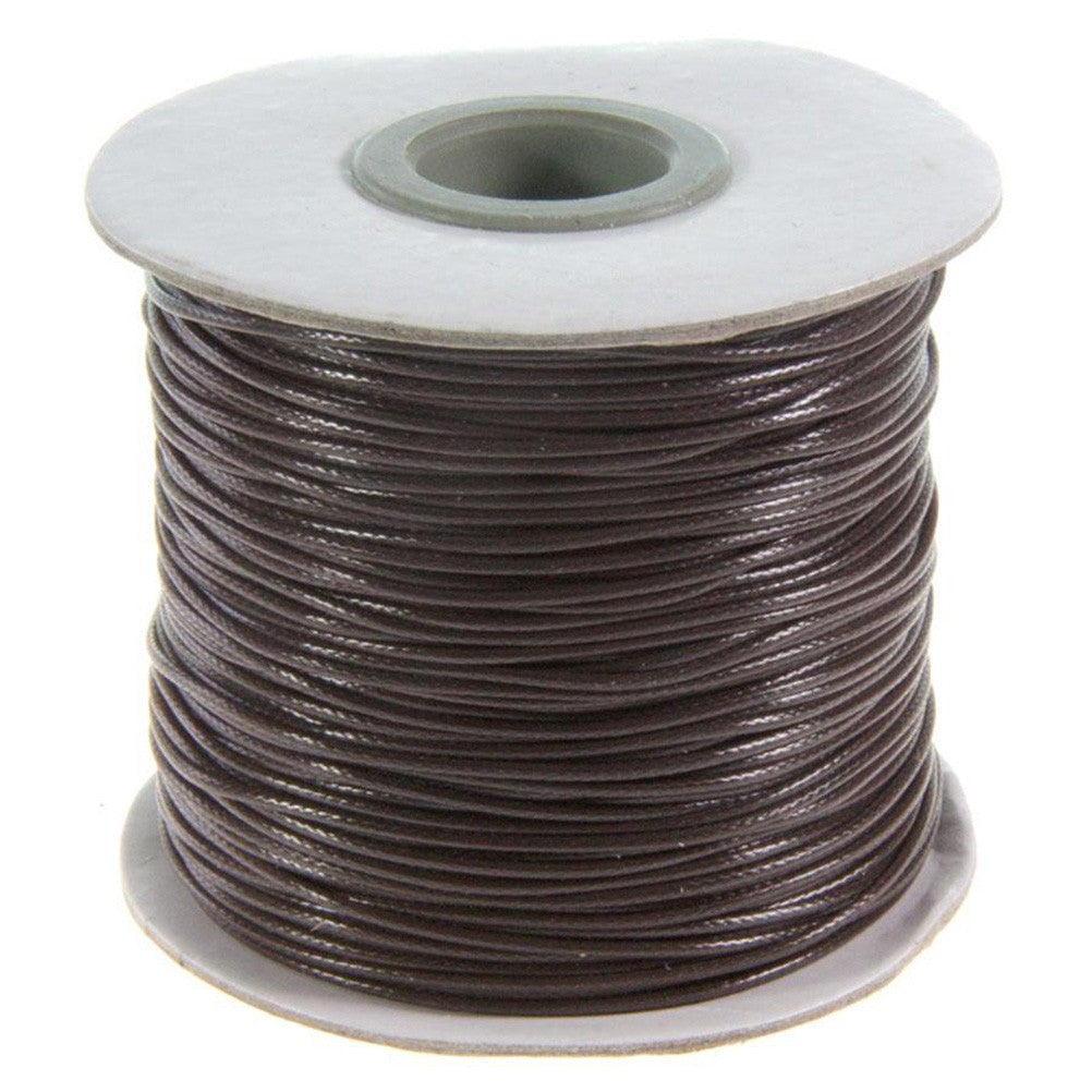 Fil coton ciré 1 mm en bobine de 80 mètres