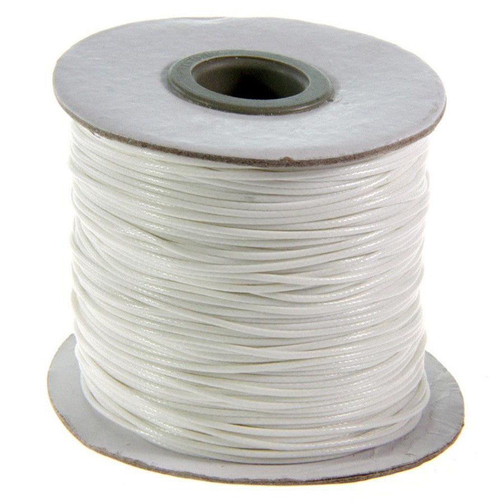 Fil coton ciré 1 mm en bobine de 80 mètres