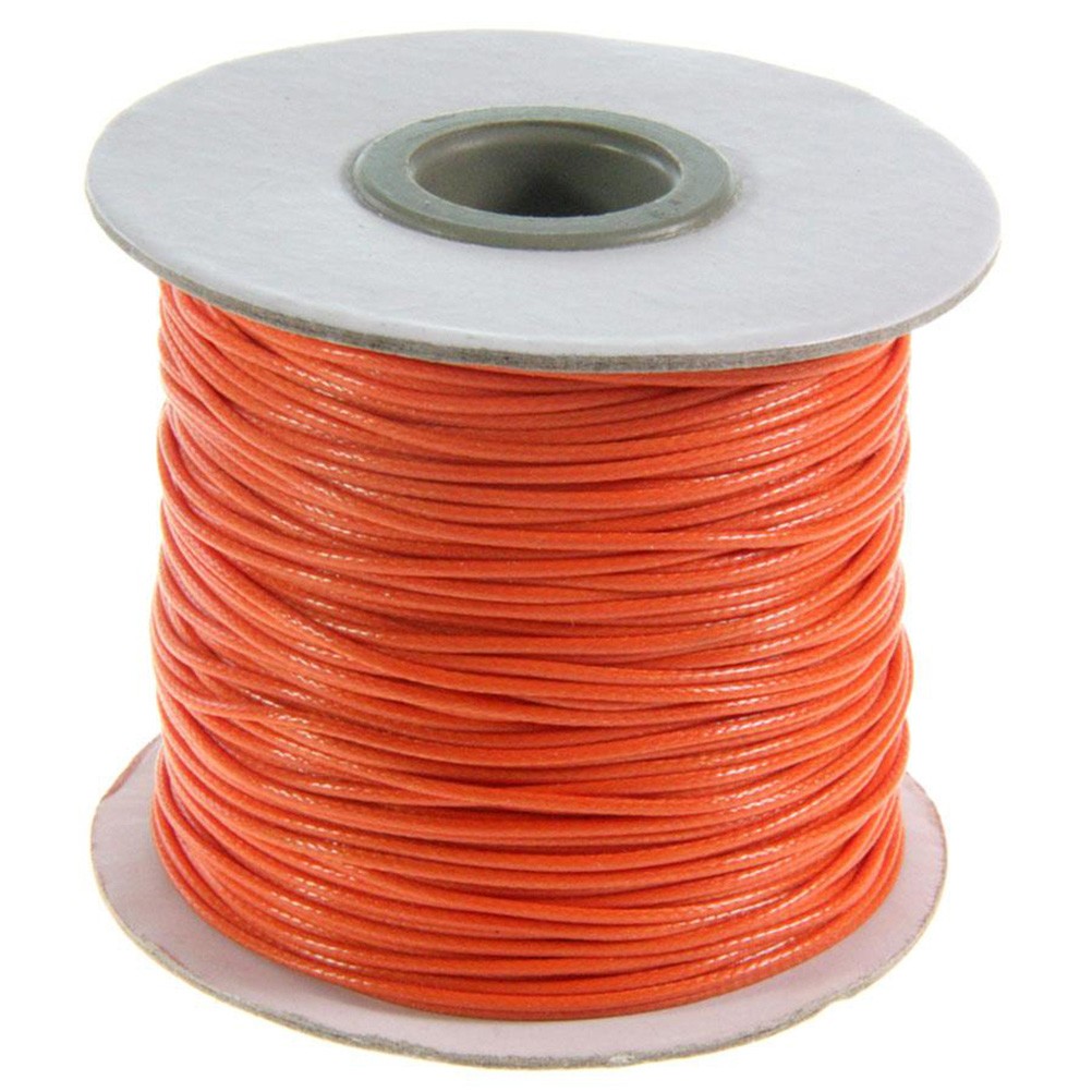 Fil coton ciré 1 mm en bobine de 80 mètres