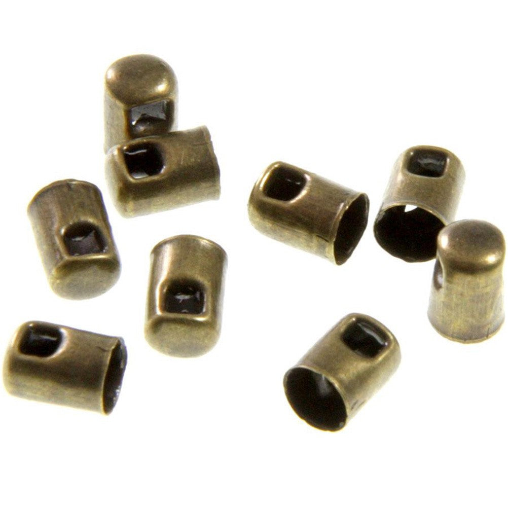 Embout cordon à coller 5 mm (50 pièces)