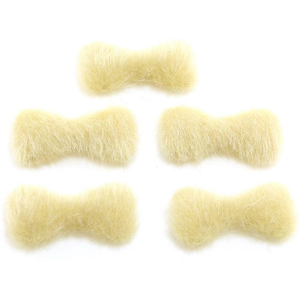 Nœud pour bijoux velours à coller (5 pièces)