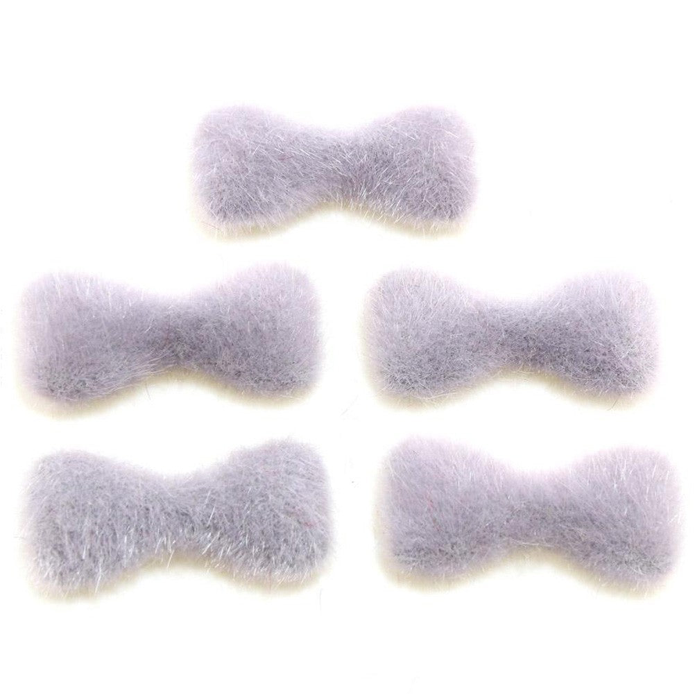 Nœud pour bijoux velours à coller (5 pièces)