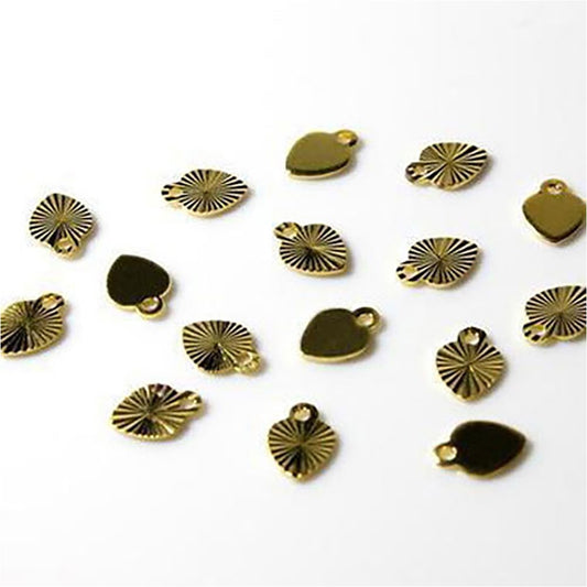 Breloque pendentif Cœur ciselé (50 pièces)