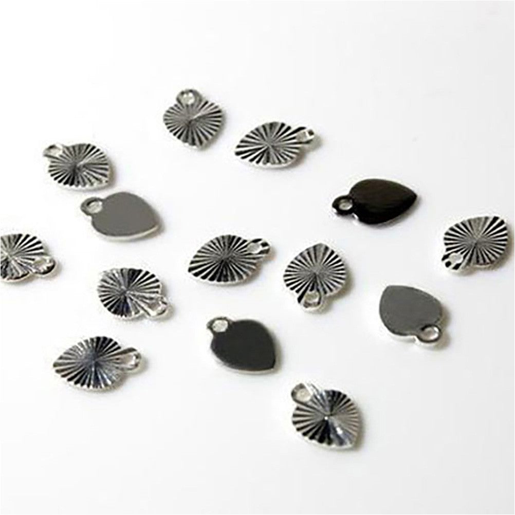 Breloque pendentif Cœur ciselé (50 pièces)
