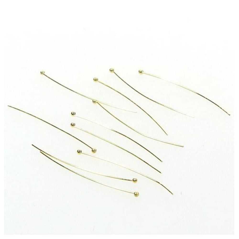 Tiges clous à têtes rondes pour création de bijoux 40 mm (100 pièces)