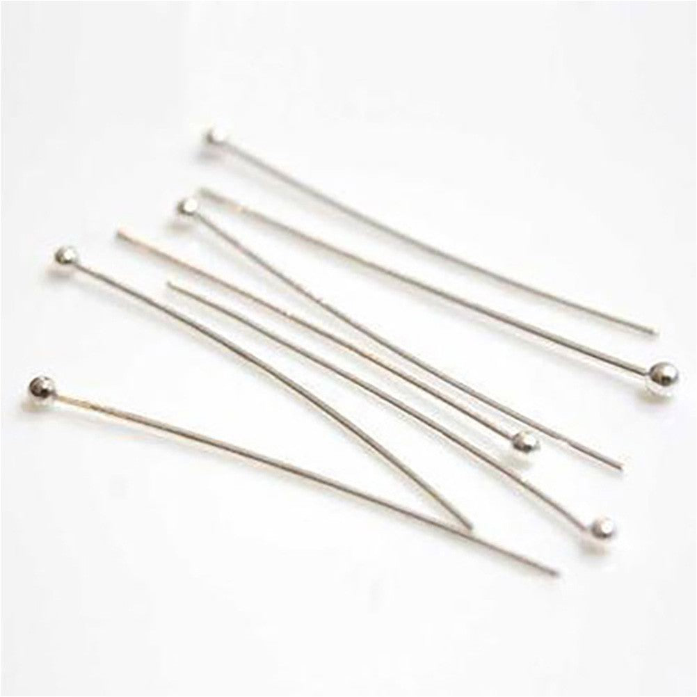 Tiges clous à têtes rondes pour création de bijoux 40 mm (100 pièces)
