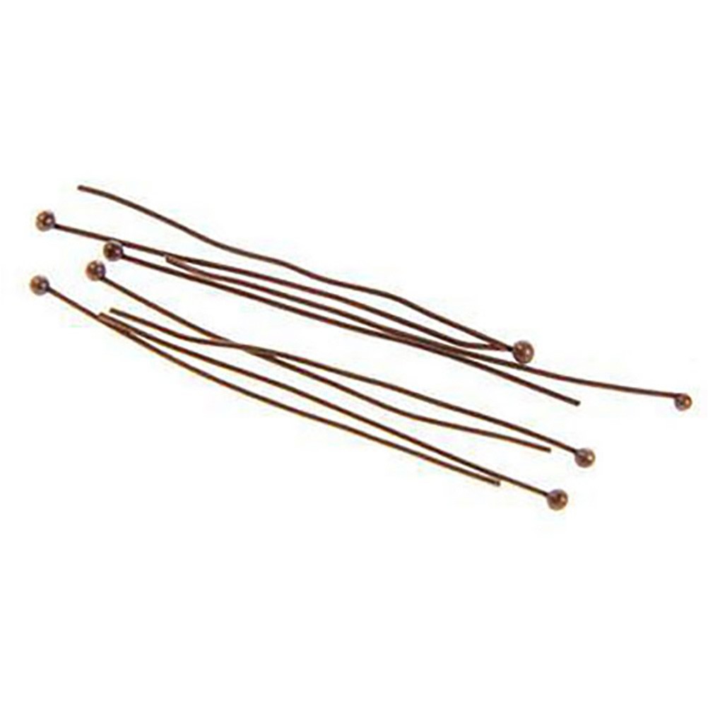 Tiges clous à têtes rondes pour création de bijoux 40 mm (100 pièces)