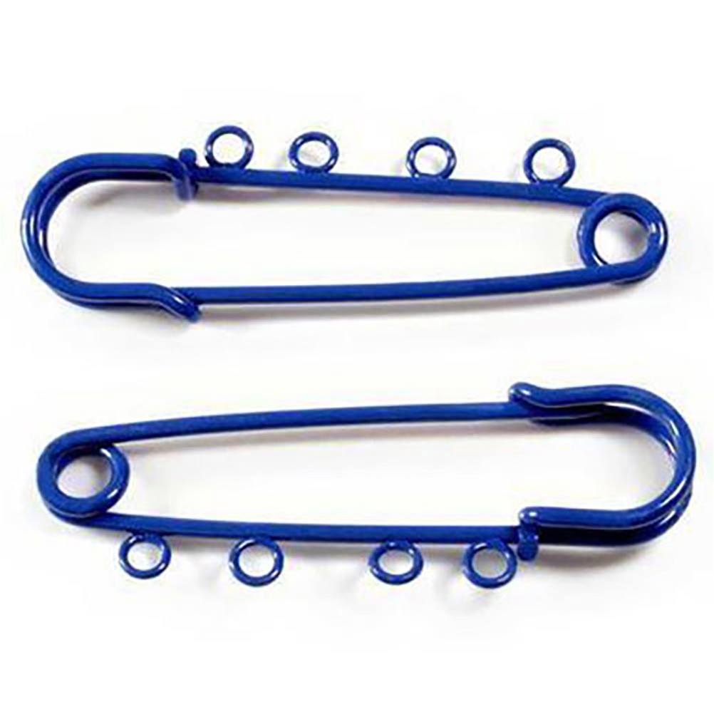 Broche épingle à nourrice oeillets création bijoux 64mm ( 5 Pièces )