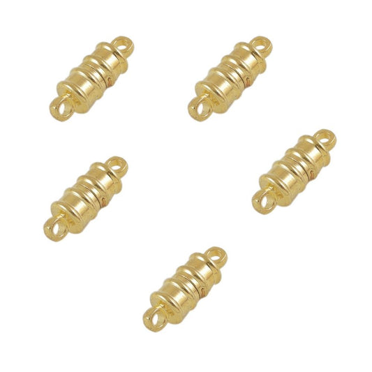 Fermoir aimanté en laiton sans nickel 16x6 mm (5 pièces)