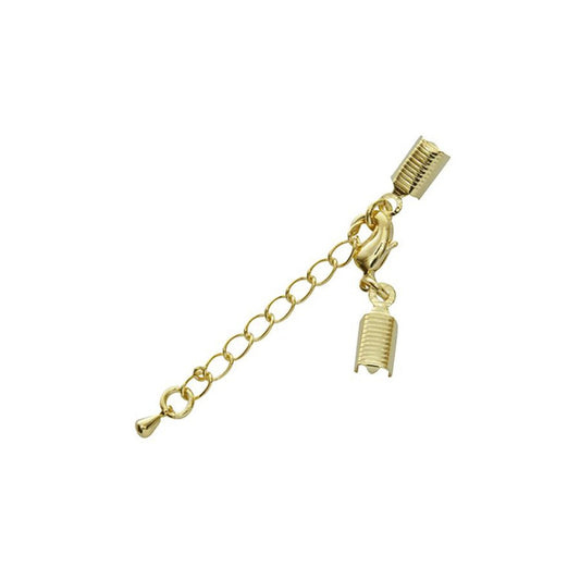 Kit fermeture bracelet collier ruban cordon 50 mm (5 pièces)