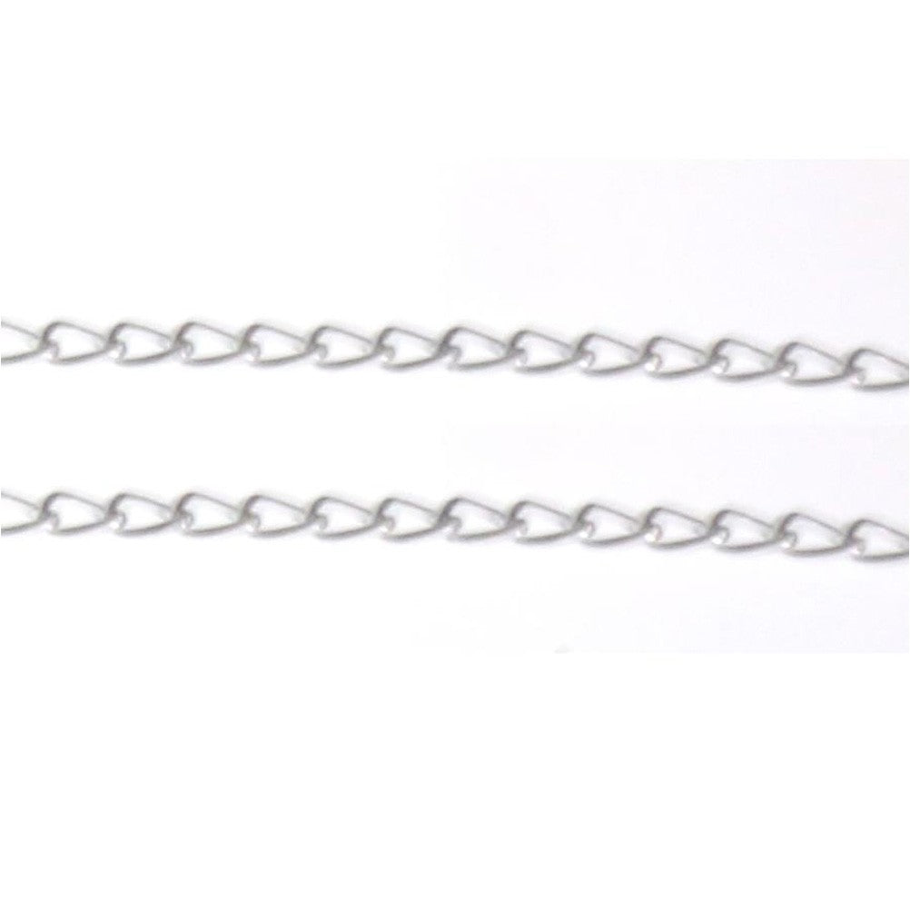 Chaine à mailles cheval 9 x 5 mm (1 mètre)