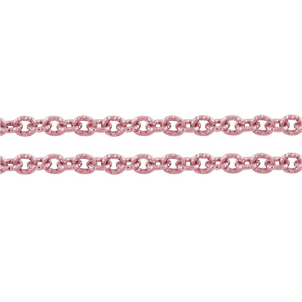 Chaine bijoux à mailles forçat 7 x 6 mm (1 mètre)