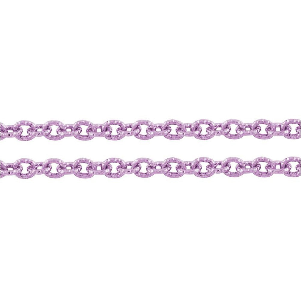 Chaine bijoux à mailles forçat 7 x 6 mm (1 mètre)