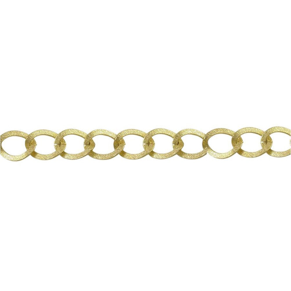 Chaine bijoux grandes mailles cheval 20 x 12 mm (1 mètre)