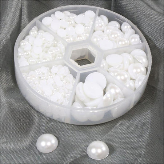 Kit cabochons acryliques 4 à 12 mm (650 pièces)