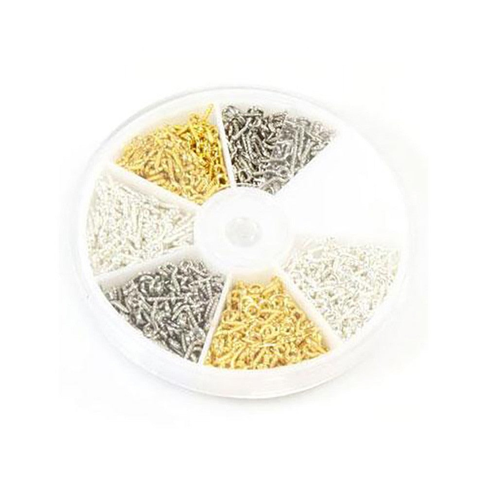 Boite de pitons à vis 8 x 4 mm (900 pièces)