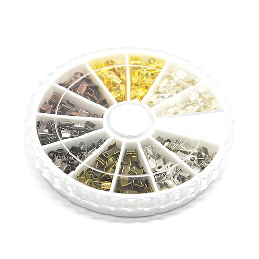 Kit embouts pour cordon et fil 6 x 3 mm (420 pièces)