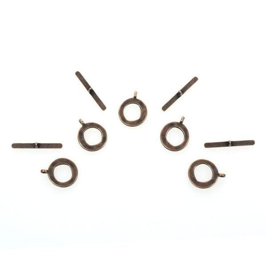 Fermoir t toggle Mésopotamie 17 mm (10 pièces)