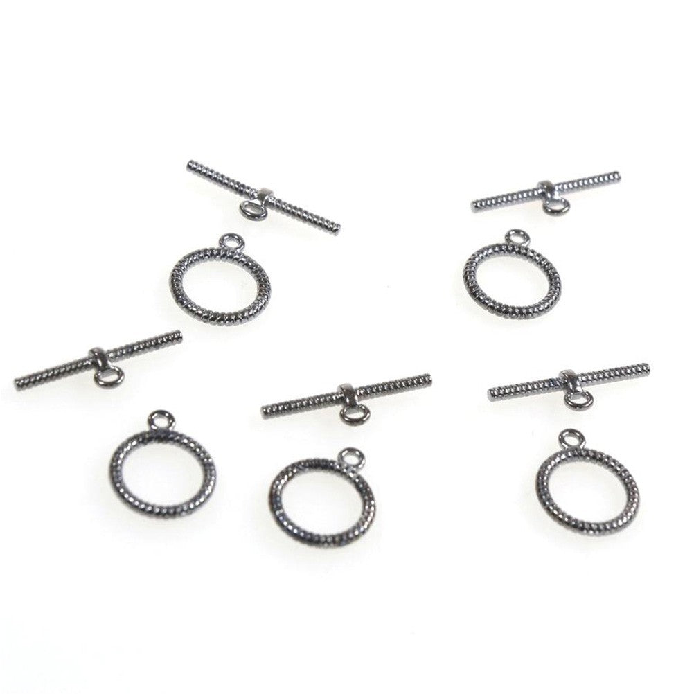 Fermoir t toggle Corde pour bijoux 16 mm (10 pièces)