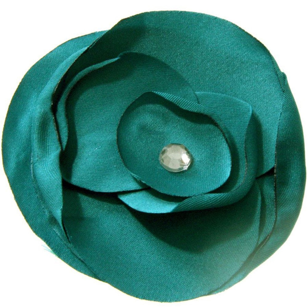 Fleur en tissu création bijoux et accessoires (5 pièces)