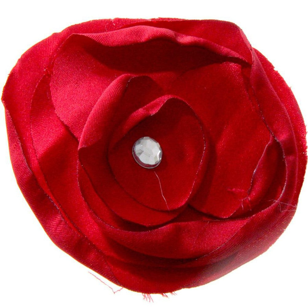 Fleur en tissu création bijoux et accessoires (5 pièces)